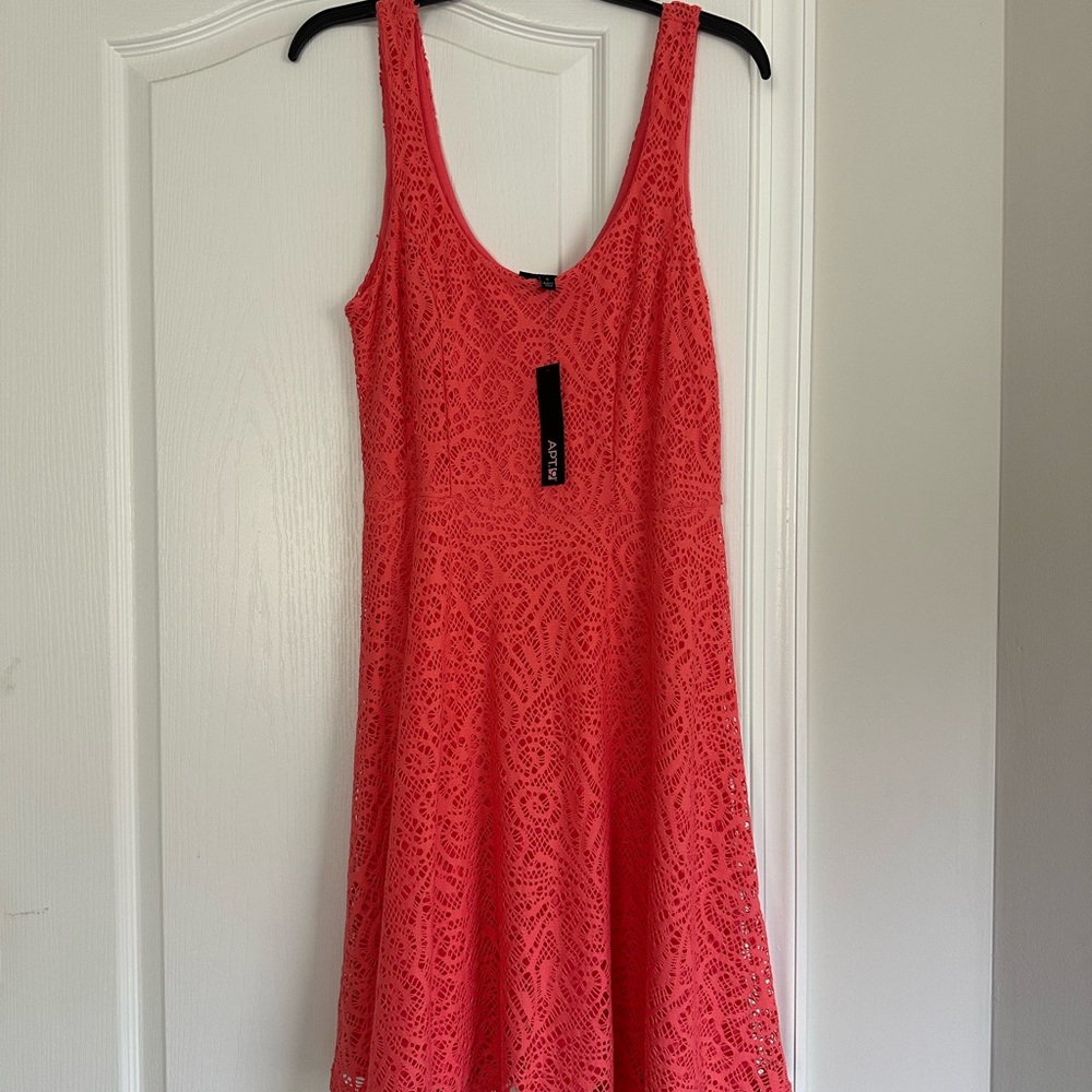 Woman's Sleeveless Lace Dress